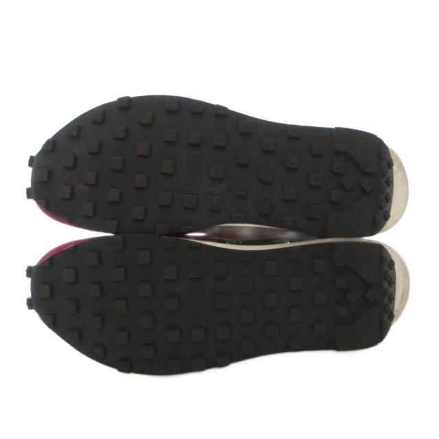 【中古】ナイキ NIKE × サカイ sacai ワッフル グリーン スニーカー シューズ メッシュ スエード 26.5cm