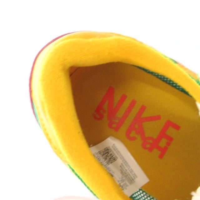 【中古】ナイキ NIKE × サカイ sacai ワッフル グリーン スニーカー シューズ メッシュ スエード 26.5cm