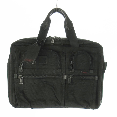 【中古】トゥミ TUMI バリスティックナイロン エクスパンダブル ブリーフケース ビジネスバッグ 2WAY ショルダー 黒