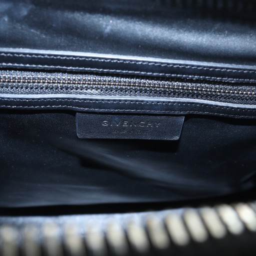 【中古】ジバンシィ GIVENCHY アンティゴナ Antigona ハンドバッグ ショルダーバッグ 2WAY クロコ型押し レザー 黒_5