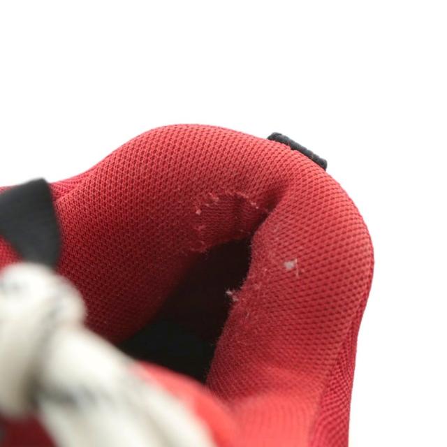 【中古】バレンシアガ BALENCIAGA TRIPLE S スニーカー レザー メッシュ ローカット ロゴ 40 26.5cm 黒 赤 516440