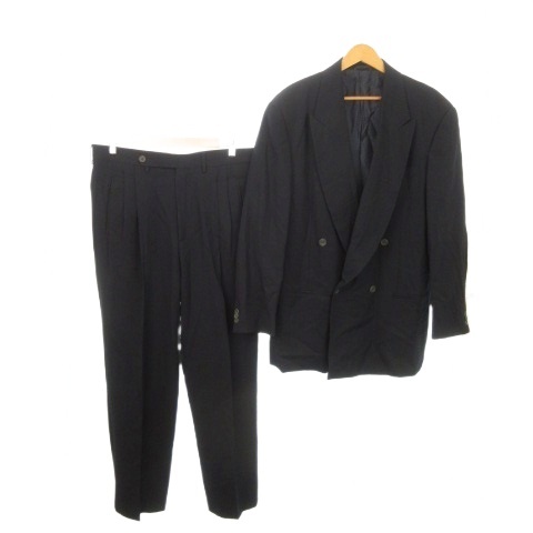 【中古】ジョルジオアルマーニ GIORGIO ARMANI ダブルスーツ セットアップ 上下 テーラードジャケット パンツ