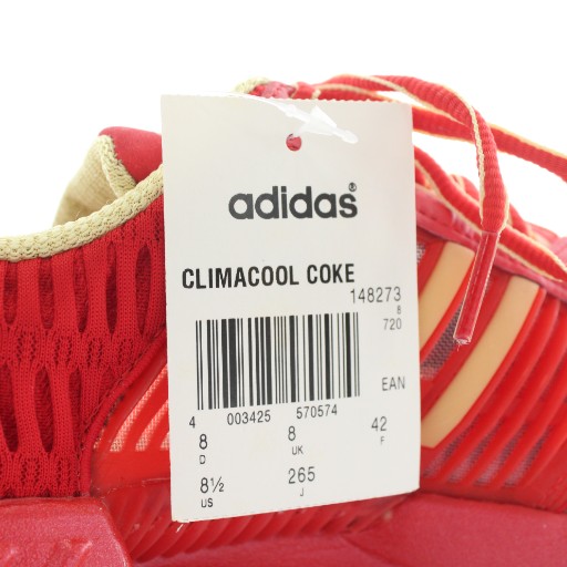 【中古】未使用品 アディダス × コカ コーラ 2002 ワールドカップ CLIMACOOL COKE スニーカー 26.5cm 赤 148273