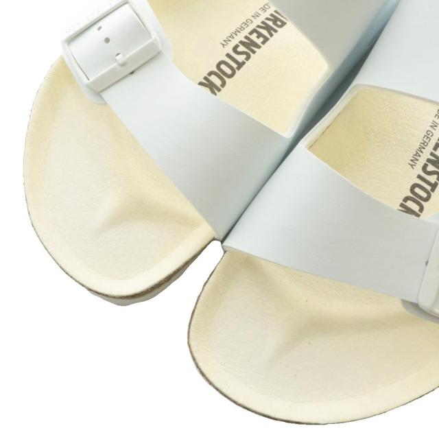 【中古】未使用品 ビルケンシュトック BIRKENSTOCK ARIZONA サンダル レザー オープントゥ ベルト 40 26cm 白 1019061_2