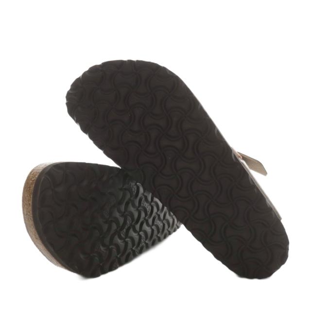 【中古】未使用品 BIRKENSTOCK Gizeh サンダル トング レザー オープントゥ ベルト ロゴ 39 25cm 茶色 1016144_5