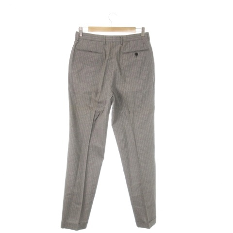 【中古】ポールスミス PAUL SMITH シングルスーツ テーラードジャケット スラックス ストライプ L グレー_4