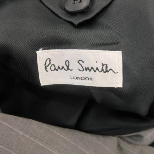 【中古】ポールスミス PAUL SMITH シングルスーツ テーラードジャケット スラックス ストライプ L グレー_7