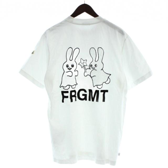 中古】モンクレール フラグメント 25SS Tシャツ 半袖 L 白 ホワイト