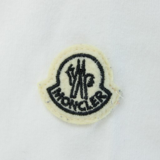 中古】モンクレール フラグメント 25SS Tシャツ 半袖 L 白 ホワイト