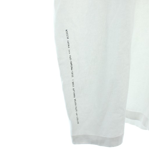 中古】モンクレール フラグメント 25SS Tシャツ 半袖 L 白 ホワイト