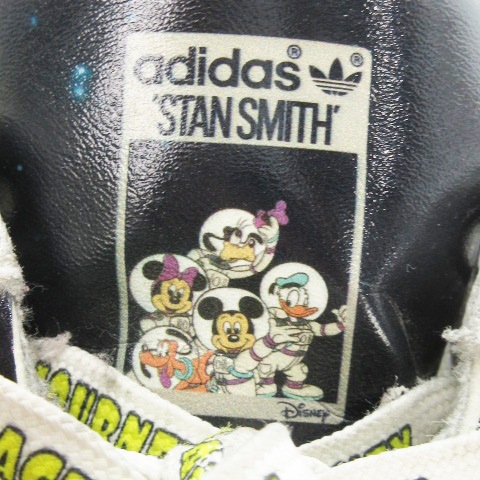 【中古】ディズニー × アディダスオリジナルス "SPACE JOURNEY" SUPRESTAR & STAN SMITH スニーカー 22.0cm 紺