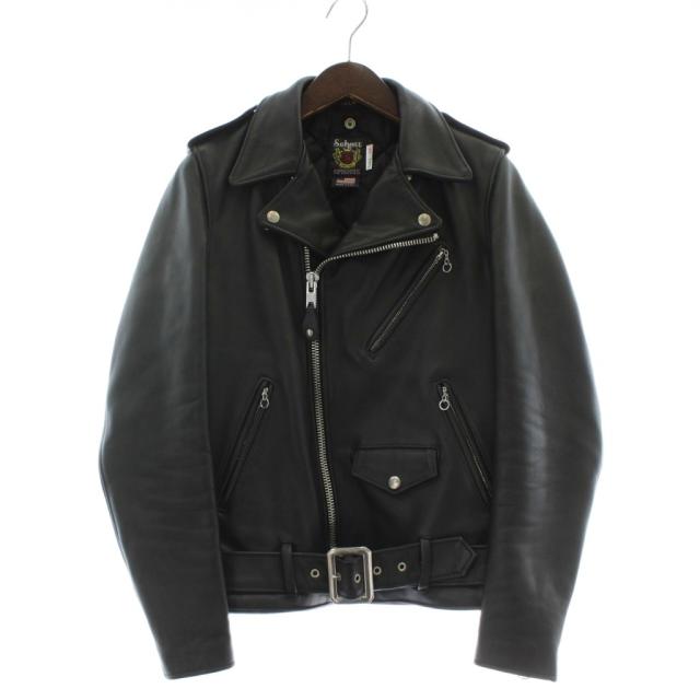 【中古】ショット SCHOTT USA製 613UST ONESTAR TALL ワンスター トール ライダースジャケット ダブル 革ジャン