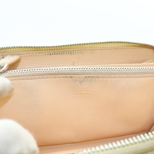 【中古】ロロピアーナ Loro Piana 長財布 ウォレット レザー ロゴ ラウンドファスナー 白 ホワイト ■GY18 /MQ 中古】ロロピアーナ Loro Piana 長財布 ウォレット レザー ロゴ