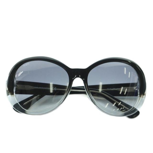 【中古】トッズ TOD'S サングラス 59□17 135 黒 ブラック クリア グラデーションレンズ TO 91 05B /AQ ■OS ■GY18