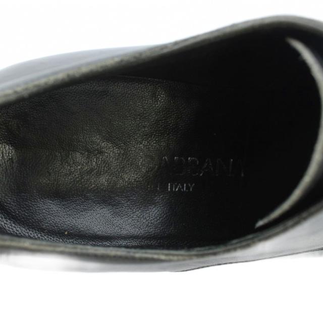 【中古】DOLCE&GABBANA ビジネスシューズ ドレス 革靴 レザー ポインテッドトゥ レースアップ 5.5 24.5cm 黒