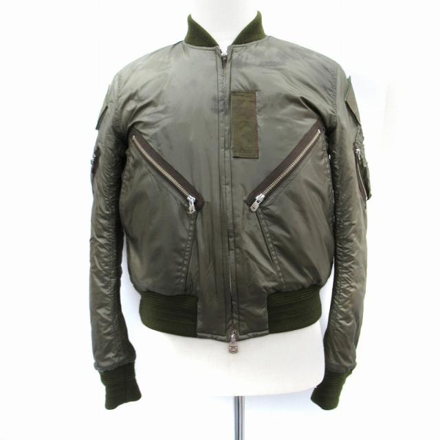 【中古】タカヒロミヤシタザソロイスト TAKAHIRO MIYASHITA The Soloist. 17AW MA-1 ブルゾンジャケット ミドル丈