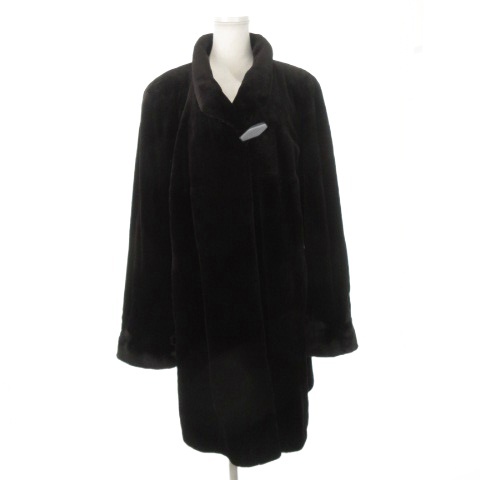 【中古】サガミンク SAGA MINK アルティマ Altima 銀サガ ファーコート シェアードミンク 毛皮 ロング 大きいサイズ