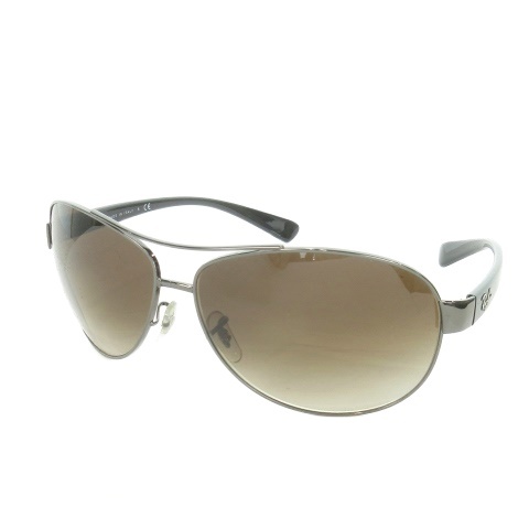 【中古】レイバン RAY BAN サングラス メタルフレーム パイロット ティアドロップ ロゴ 67 13 130 黒 ブラック