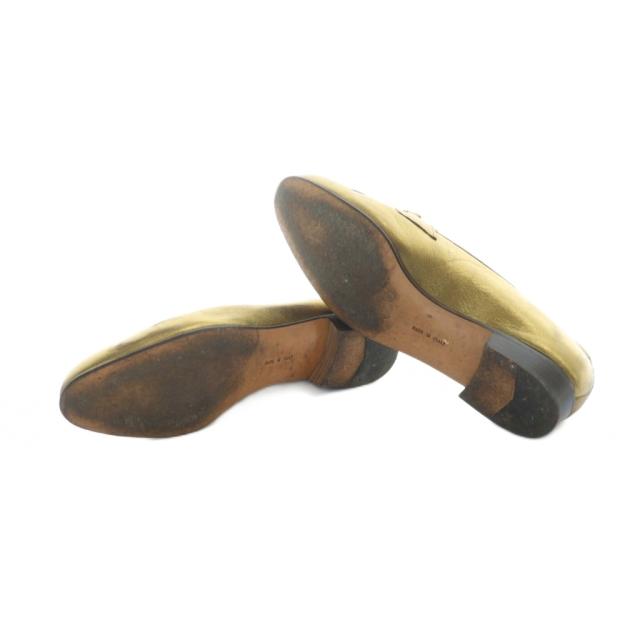 【中古】サルヴァトーレフェラガモ Salvatore Ferragamo パンプス ガンチーニ レザー ロゴ 6.5 23.5cm ゴールド色