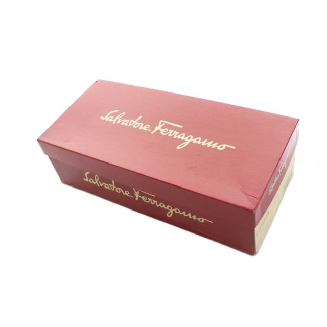 【中古】サルヴァトーレフェラガモ Salvatore Ferragamo パンプス ガンチーニ レザー ロゴ 6.5 23.5cm ゴールド色