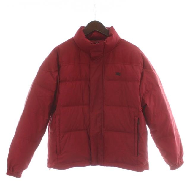 【中古】バーバリーゴルフ BURBERRY GOLF ダウンジャケット M 赤 レッド ショート丈 アウター BFP45-112-16 /PP