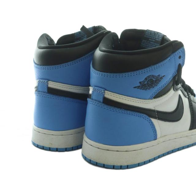 【中古】ナイキ NIKE スニーカー シューズ US5 23.5cm 青 ブルー 白 ホワイト 黒 ブラック DZ5485-400 /AQ ■OS