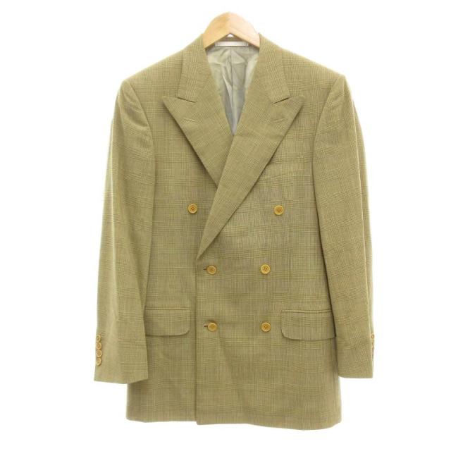 【中古】エルメネジルドゼニア Ermenegildo Zegna ダブルスーツ セットアップ ジャケット パンツ Super 100's_1