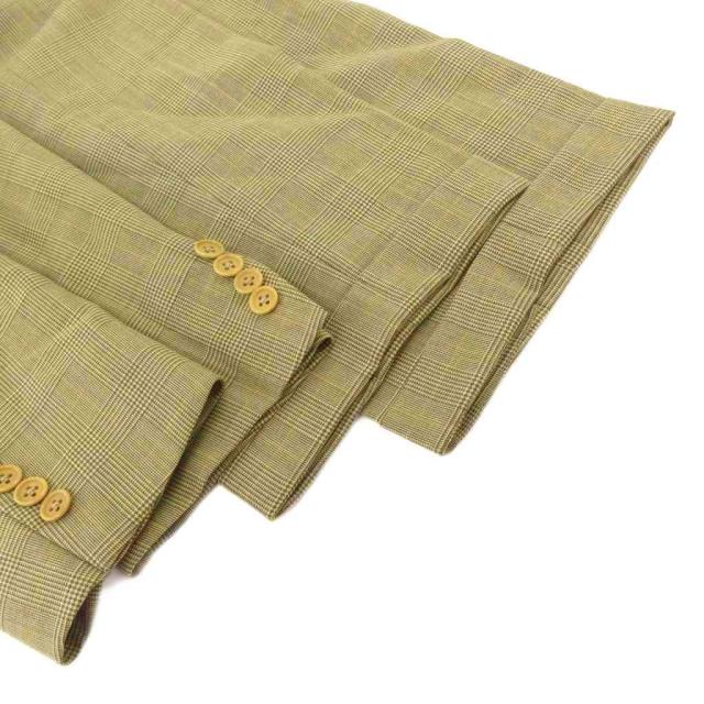 【中古】エルメネジルドゼニア Ermenegildo Zegna ダブルスーツ セットアップ ジャケット パンツ Super 100's_6