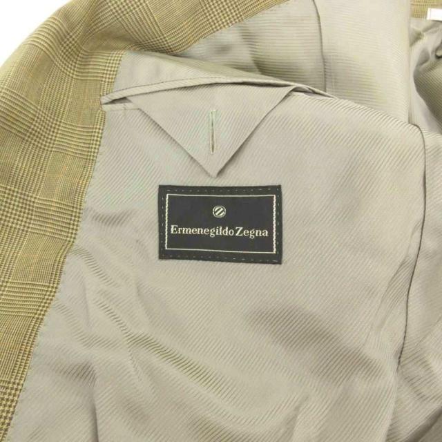 【中古】エルメネジルドゼニア Ermenegildo Zegna ダブルスーツ セットアップ ジャケット パンツ Super 100's_7