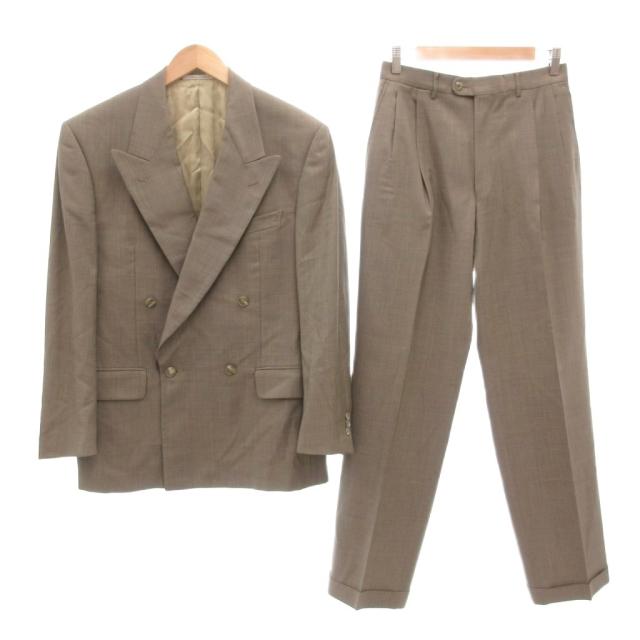 【中古】エルメネジルドゼニア Ermenegildo Zegna セットアップ スーツ テーラードジャケット パンツ スラックス