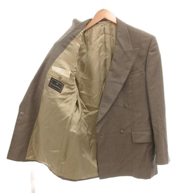【中古】エルメネジルドゼニア Ermenegildo Zegna セットアップ スーツ テーラードジャケット パンツ スラックス_3