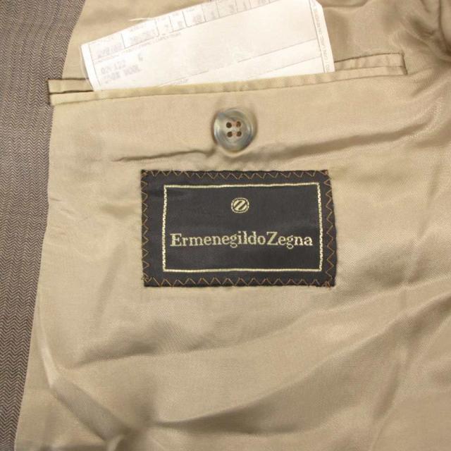 【中古】エルメネジルドゼニア Ermenegildo Zegna セットアップ スーツ テーラードジャケット パンツ スラックス_6
