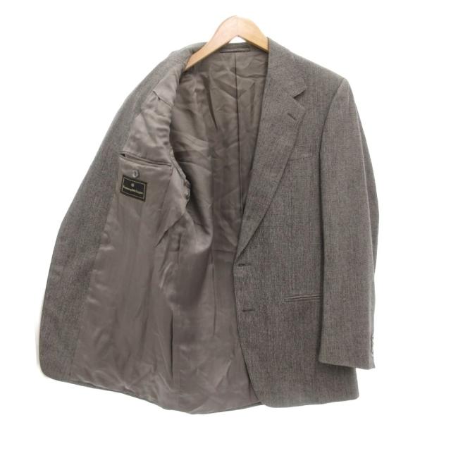 【中古】エルメネジルドゼニア Ermenegildo Zegna セットアップ スーツ テーラードジャケット パンツ 総裏地_3