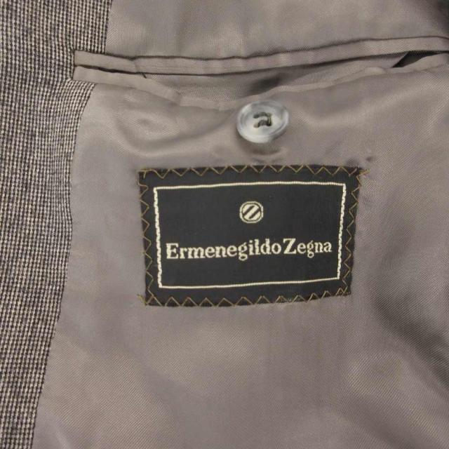 【中古】エルメネジルドゼニア Ermenegildo Zegna セットアップ スーツ テーラードジャケット パンツ 総裏地_6