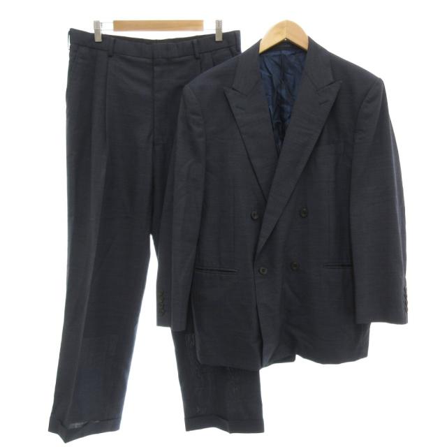 【中古】エルメネジルドゼニア Ermenegildo Zegna HERITAGE ウール ダブルスーツ セットアップ ジャケット パンツ