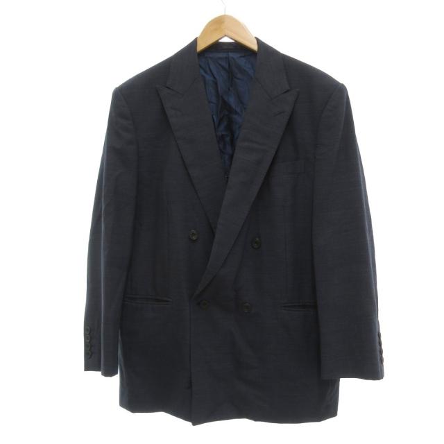 【中古】エルメネジルドゼニア Ermenegildo Zegna HERITAGE ウール ダブルスーツ セットアップ ジャケット パンツ_1