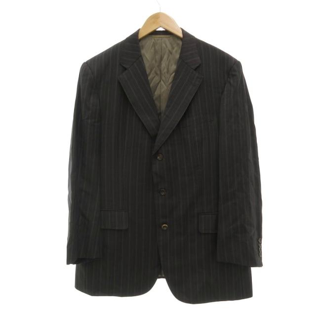 【中古】バーバリー ロンドン BURBERRY LONDON セットアップ スーツ ジャケット パンツ ストライプ柄 42 52_1