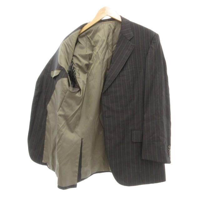 【中古】バーバリー ロンドン BURBERRY LONDON セットアップ スーツ ジャケット パンツ ストライプ柄 42 52_3