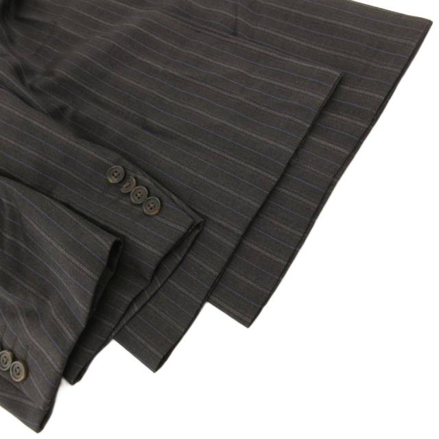 【中古】バーバリー ロンドン BURBERRY LONDON セットアップ スーツ ジャケット パンツ ストライプ柄 42 52_6