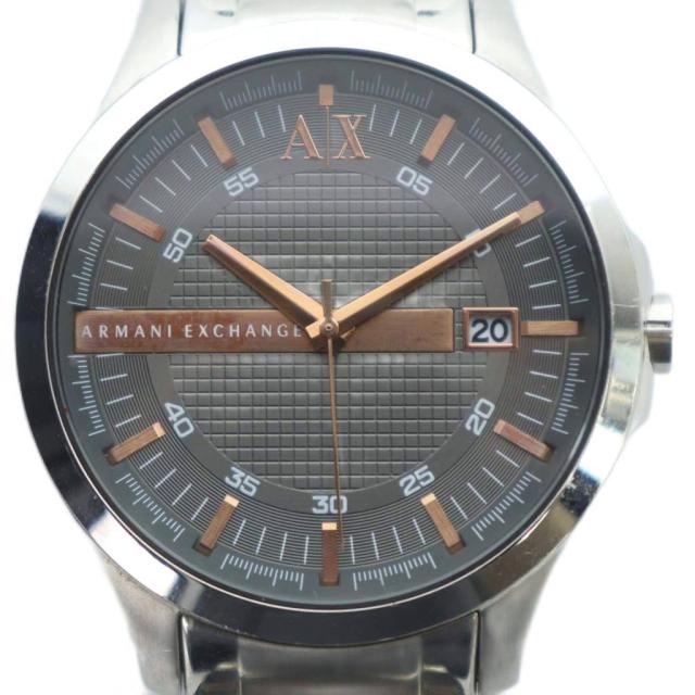 【中古】アルマーニエクスチェンジ A/X ARMANI EXCHANGE AX2102 腕時計 ウォッチ クォーツ カレンダー付き ロゴ