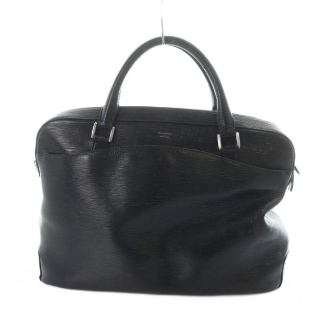 【新品未使用】PELLE MORBIDA ブラックレザー ビジネスバッグ 中古】ペッレモルビダ PELLE MORBIDA ビジネスバッグ 書類カバン