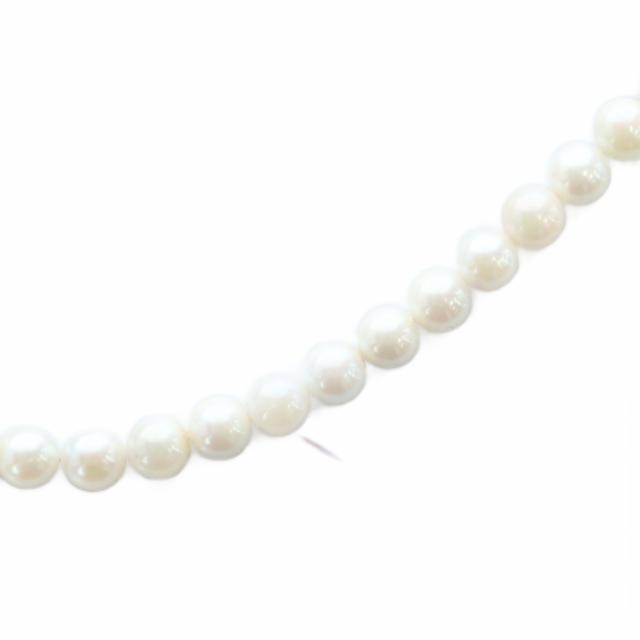【中古】ノーブランド品 ネックレス アコヤ真珠 イヤリング セット アクセサリー 両耳用 パール 8mm Silver925 白_2