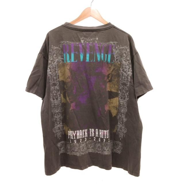 【中古】セントマイケル SAINTMICHAEL × BERBERJIN ベルベルジン Tシャツ 半袖 フェード ダメージ プリント XXL_1