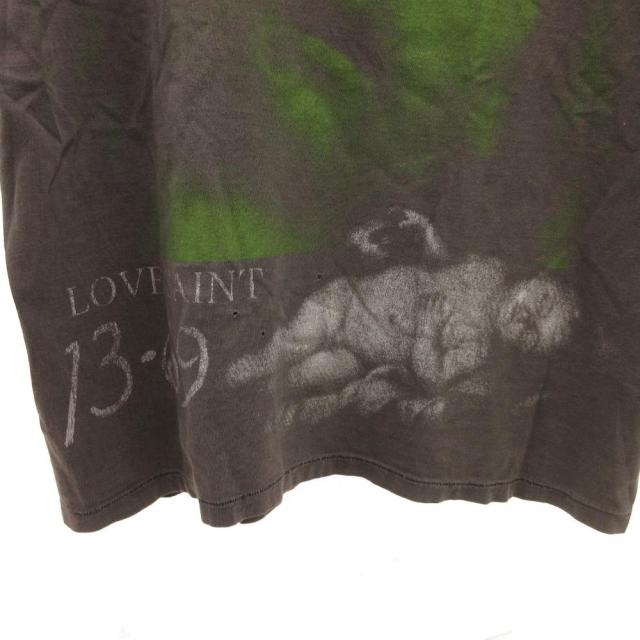 【中古】セントマイケル SAINTMICHAEL × BERBERJIN ベルベルジン Tシャツ 半袖 フェード ダメージ プリント XXL_5