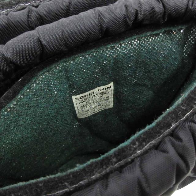 【中古】ソレル SOREL NL2134-010 スノーライオン XT ウィンターブーツ スノー ロゴ レースアップ 25cm 黒 ブラック_6