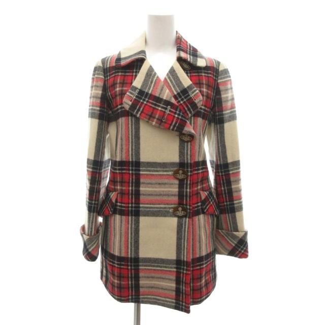 【中古】ヴィヴィアンウエストウッドレッドレーベル Vivienne Westwood RED LABEL Pコート ピーコート
