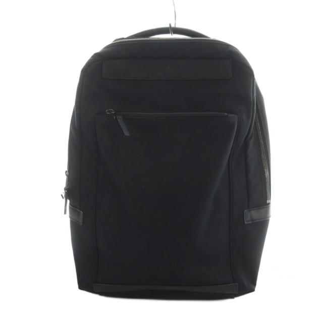 【中古】ポールスミス PAUL SMITH リュックサック バックパック デイバッグ 黒 ブラック ■GY18 /MQ メンズ