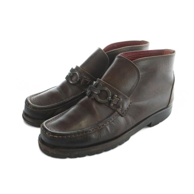中古】サルヴァトーレフェラガモ Salvatore Ferragamo チャッカブーツ