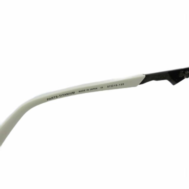 【中古】SAMURAI SHO サムライ翔 SS-T31 サングラス ハーフリム ブルーレンズ 57口15-135 白 ホワイト /JS ■GY18_3