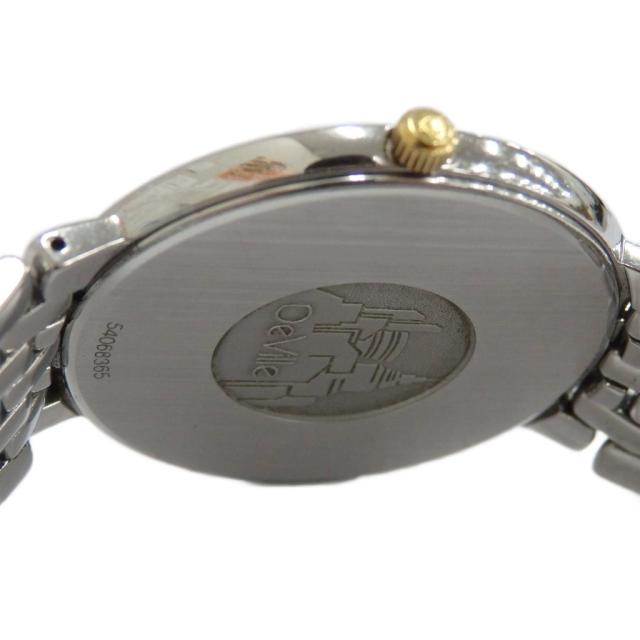 【中古】オメガ OMEGA De Ville デビル 腕時計 ヴィンテージ アンティーク クォーツ ローマン 銀色 金色 白文字盤_5